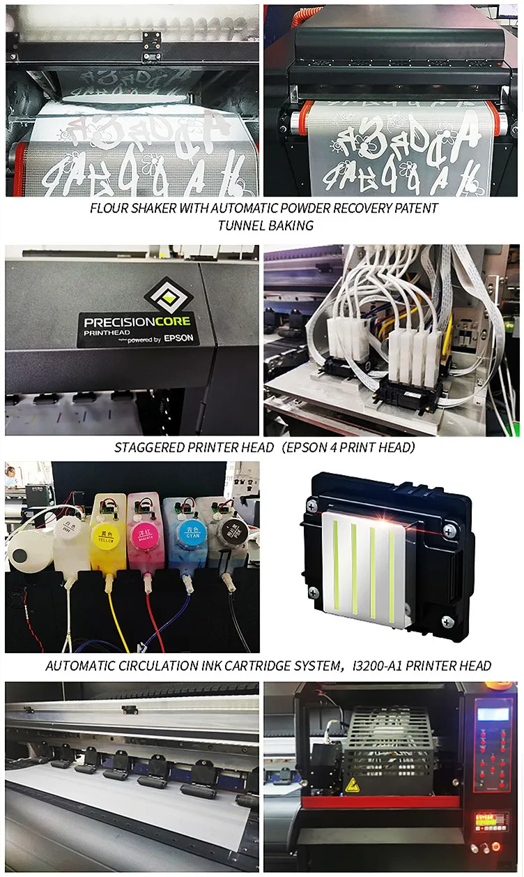 60cm DTF Printer I3200 XP600 I1600 Heads - Automatic Tshirt Printing