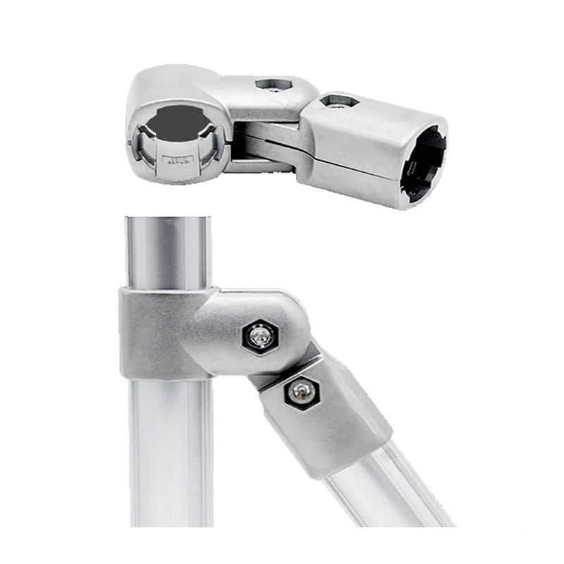 External 180-degree D28 Third-generation Line Rod Aluminum Alloy 6000 Series Lean Pipeline Accessories Profile Connector for