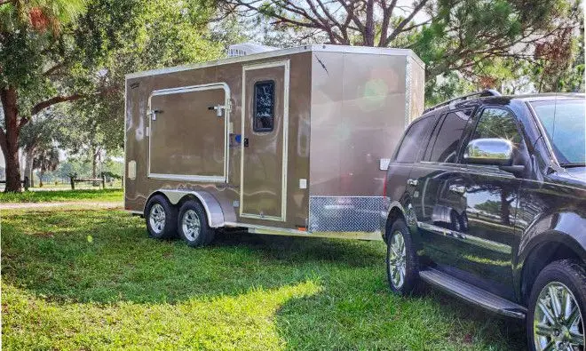 Lightest Utility Dual Axle Rv Offroad caravan Van Camper Toy Hauler ...