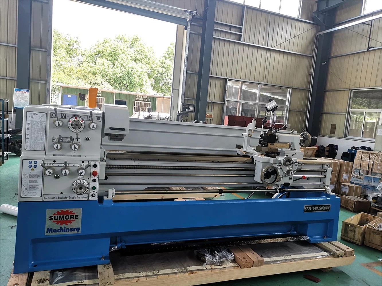 Lathe 410x1000 Gap Bed Lathe C6246 High Precision Parallel Torno Engine ...