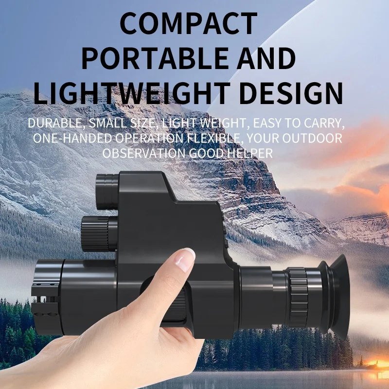 IR Night Vision with Display Outdoor Hunting Scope Infrared Night Vision for Hunting