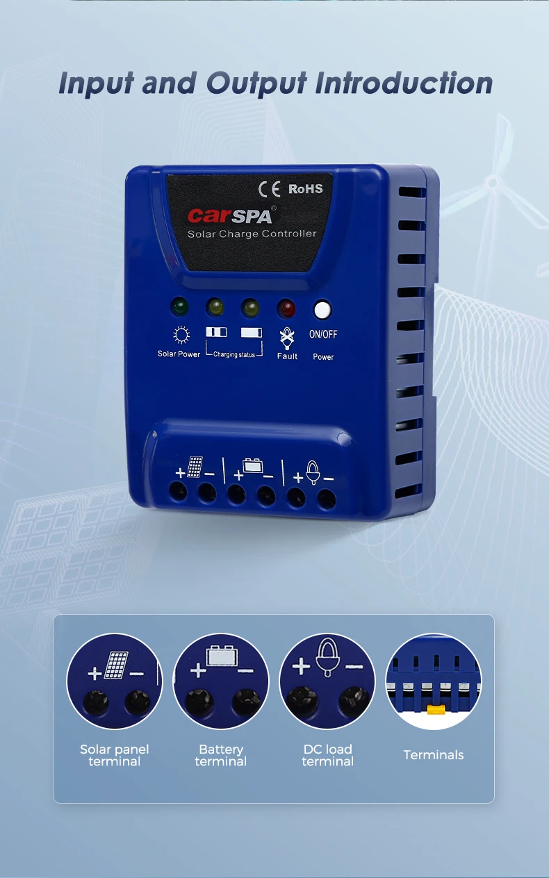 Pwm Auto Solar Charge Controller 12v24v 30a Manufacture Solar Charger Controllers Din Rail 5163