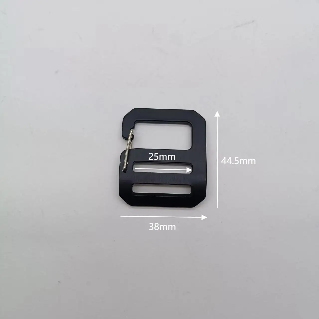 20/25/38mm Webbing Buckles Swivel Aluminum Snap Buckle for Backpack/Camera Belt