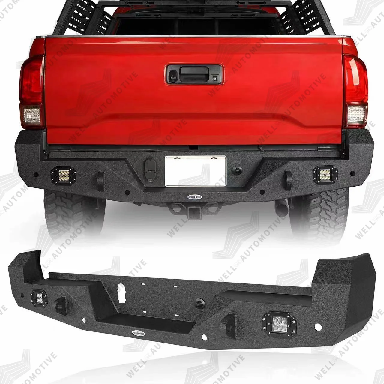 High Performance Bodykit Rear Bumper Paint Black Bumper Bar Abs Rear