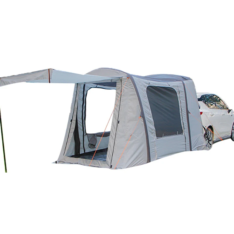 Inflatable Car Rear Tent Outdoor Camping Tunnel Yurt Family Self ...