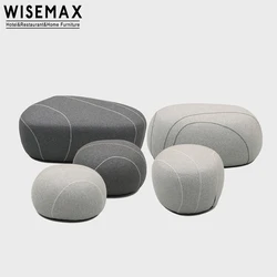 Мебель WISEMAX для отдыха стильный стул гостиной Розовый бархатный круглый пуф