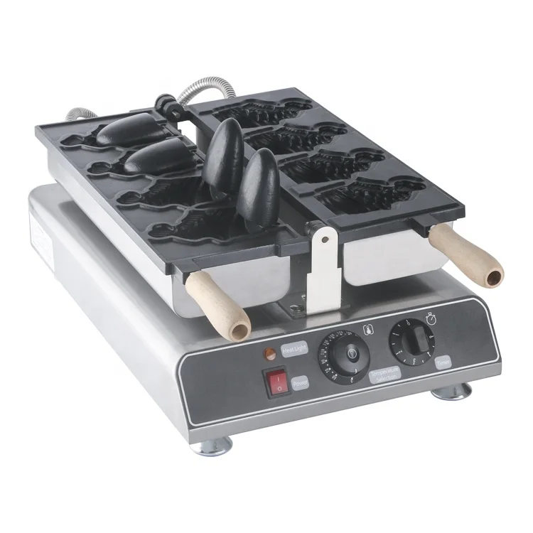 業務用220V厨房機器4個入り魚型たい焼きメーカー小型業務用アイス 
