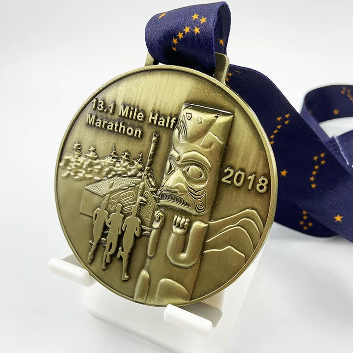 Wholesale Custom Running Medal Custom 3D Marathon Souvenir Medal Custom Soft Enamel Weightlifting Medal details