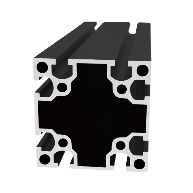 product 8080 t slot  black automation equipment rackaluminium profile extrusion aluminium profile industria profile for workbench289-5