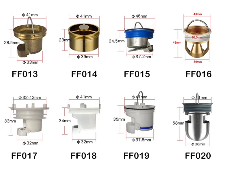 磁悬浮单向排水阀快速排水淋浴塞插件，带回流防止器PP材料适合大多数淋浴