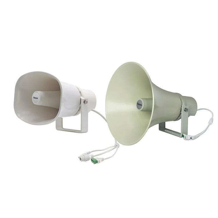 Thinuna IP-30HS III SIP Active POE Horn Speaker with Built-in Amplifier 30W Outdoor IP66 Waterproof PA System Horn IP Speakers