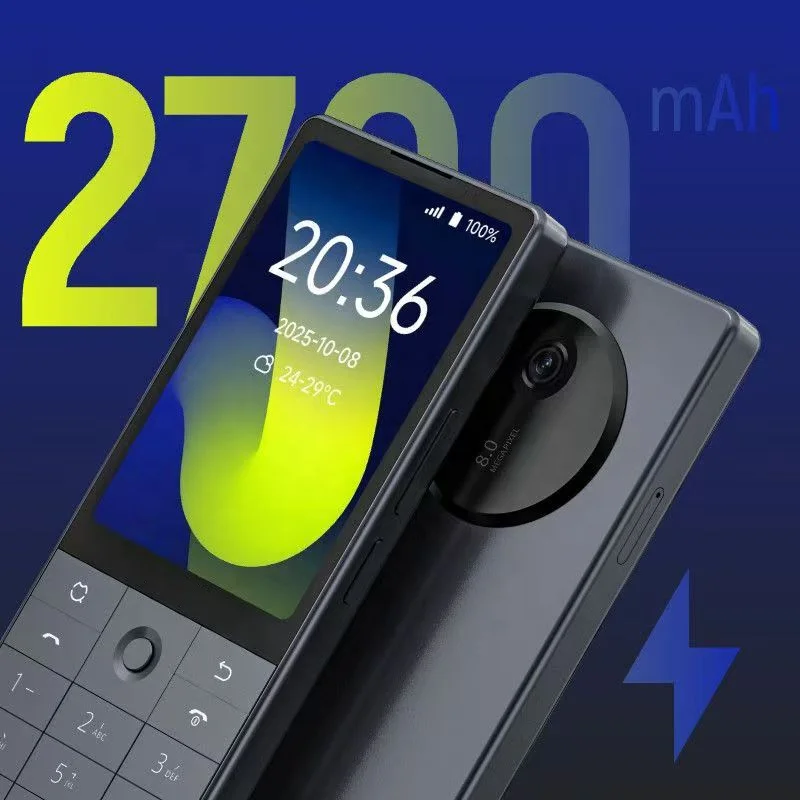 Brand New Qin F25 Octa Core MTK Android 14 LTE LED Smartphone Dual