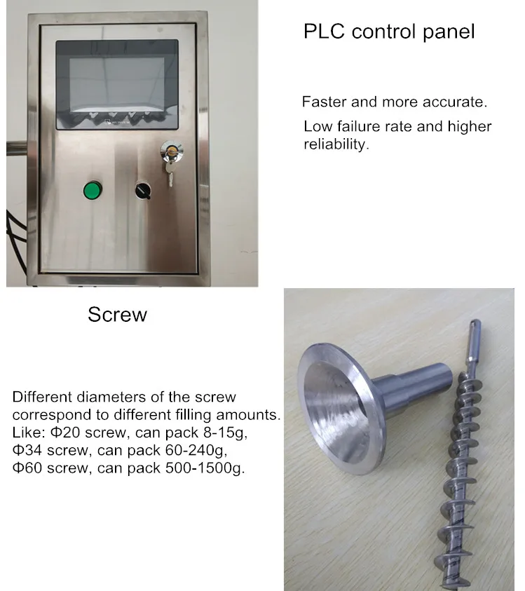 Kaiyu 500g grain powder weighing spice powder packing machine for sale
