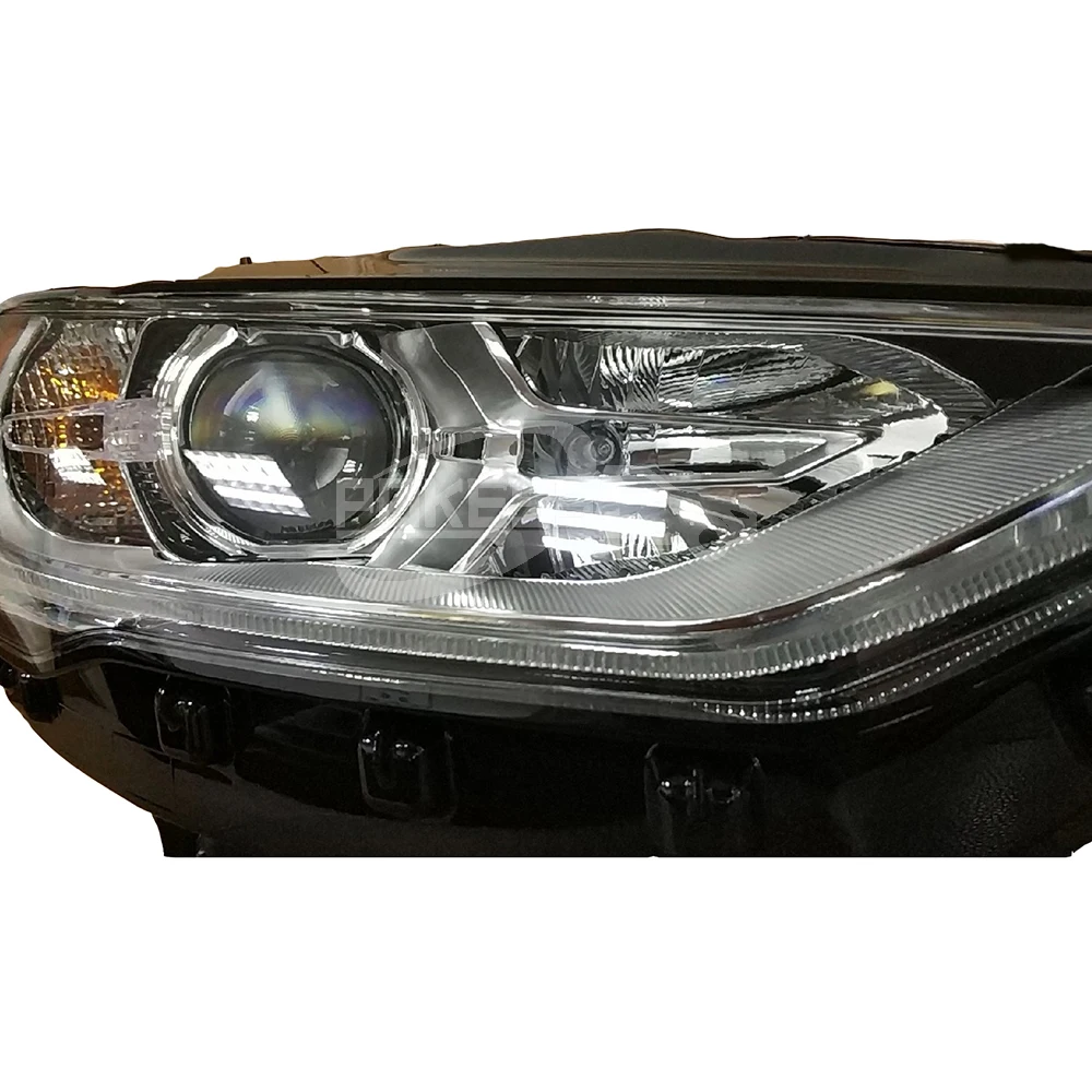 Car Headlight HS7Z13008G HS7313W029CH Right Black Headlight with LED f... — 5