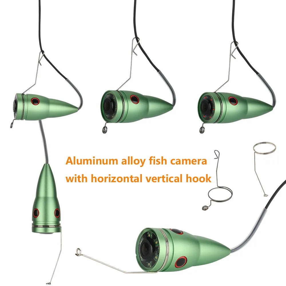 Caméra De Pêche Sous-marine Avec écran 4.3" IPS - Étanche IP68, Câble 50 M, 12 LED Infrarouges - 8