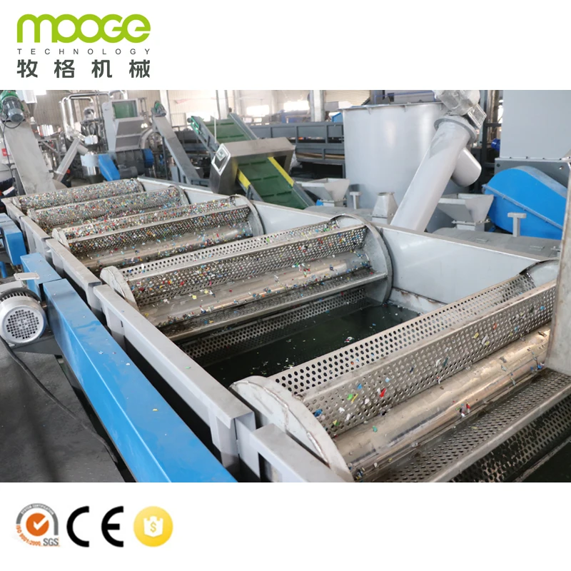 Waste Plastic Scrap Washing Recycling Line