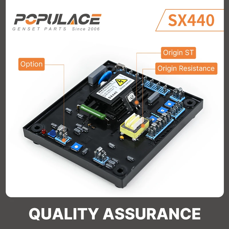 New Arrivals AVR Generator Power Automatic Voltage Regulator Avr Generator Parts AVR SX440 Good Price SX440