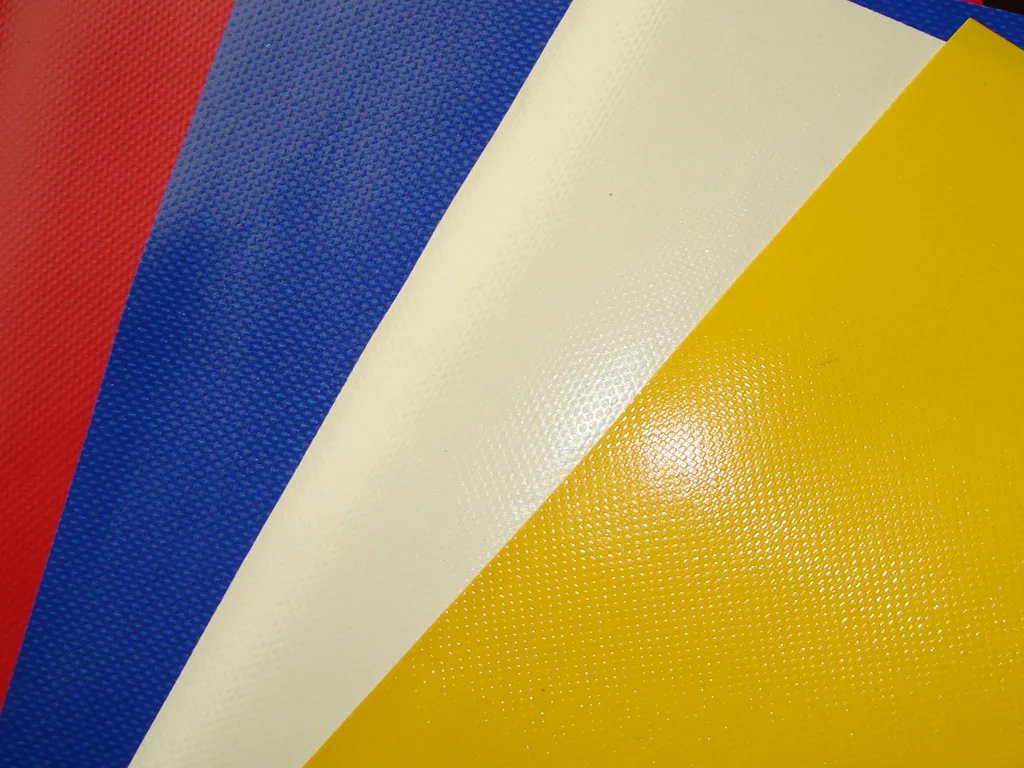 Корейский материал брезента 500d или 1000d с виниловым покрытием 100% полиэстер ПВХ Брезентовая ткань