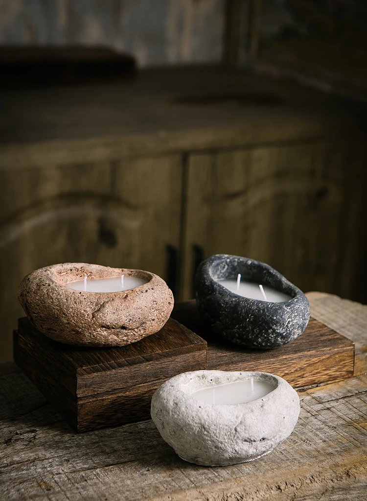 Unique Minimalism Style Buddha's Head Candle Bowl Wholesale Large