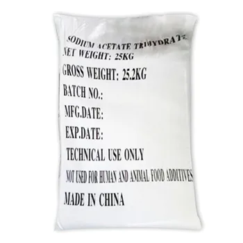 Industrial Grade 127-09-3 Sodium Acetate 58% Purity Sodium Acetate For Sewage Treatment