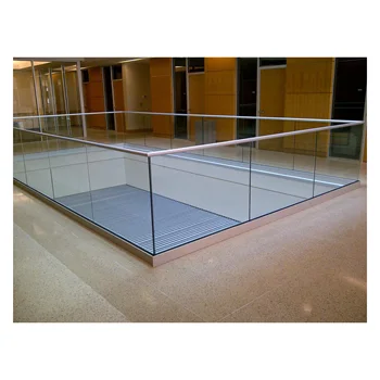 Outdoor Glass Railing Fence Terrace Balustrade Designs Frameless Aluminum  Balcony Glass Railings