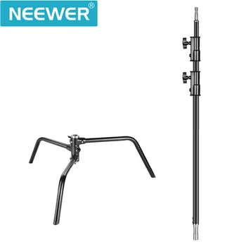 Neewer 2-pack Heavy Duty Aluminum Alloy C-Stand - Adjustable 5-10 Feet/1.6-3.2 Meters Light Stand for Photography Reflectors detail image