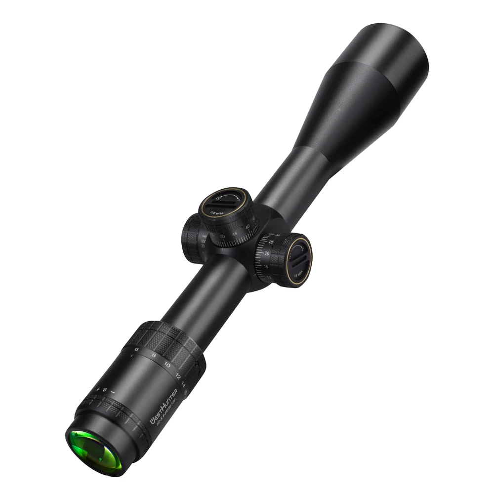 Tactical Hunting Scope WESTHUNTER HD-N 6-24x50 FFP First Focal Plane Etched Glass Optical Sights Side Parallax Wheel