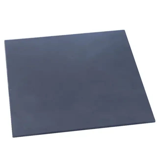 Sic Silicon Carbide Wear Resistant Ceramic Customized Plates / Sic Lining Tiles