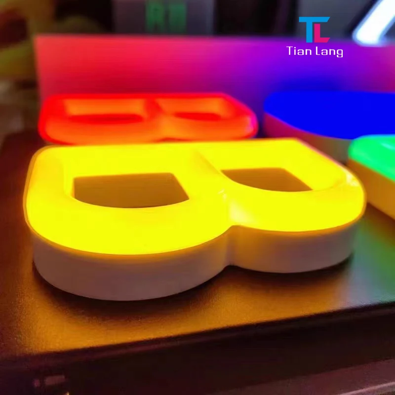 אותיות סימנים מאורות 3d אותיות תבליטים לסניף מותג מותג לפי בקשתך