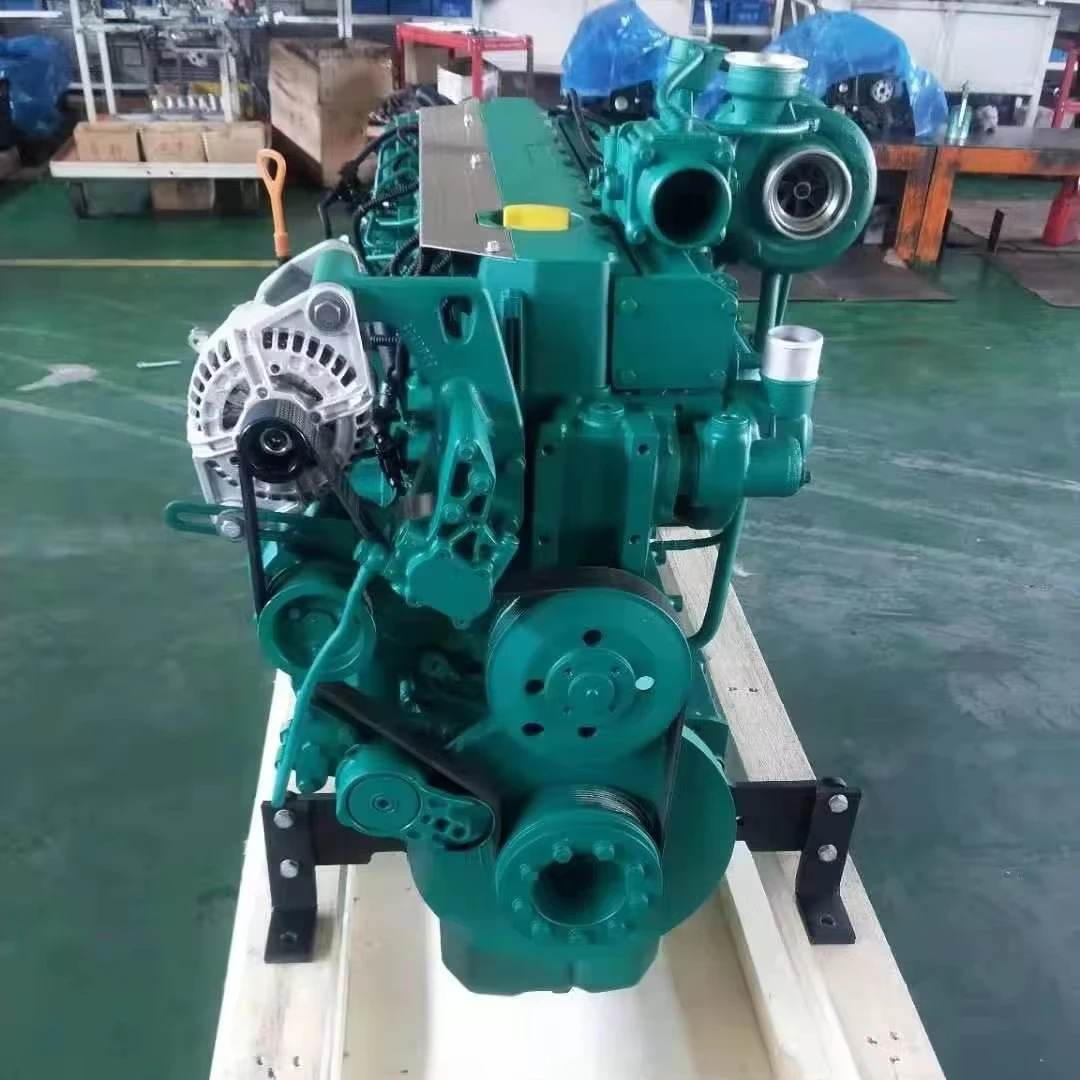 Efficient Turbocharged D7E  Diesel Engine 4-Stroke Industrial Motor with Direct Injection Electric Start Water-Cooled for Volvo