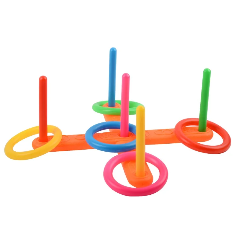 Hoop Ring Toss Plastic Ring Toss Garden Game Pool Toy Outdoor Fun for KidsON 