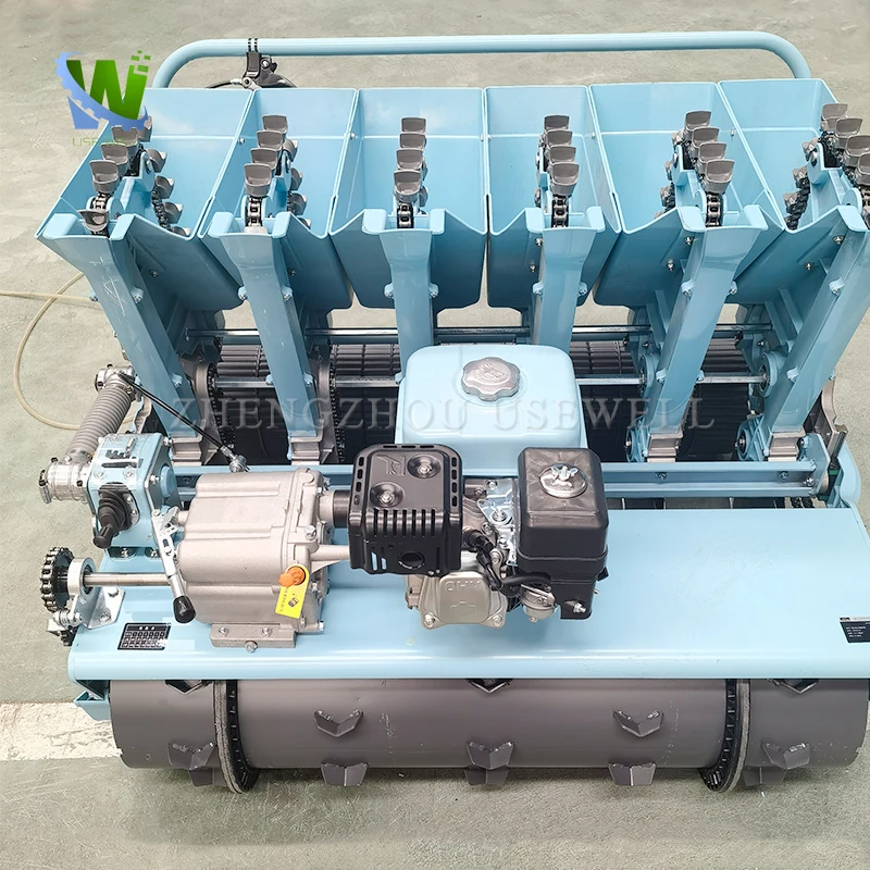 China 1 Row 2 Row Tractor Mounted Garlic Seed Tractor Planter Machine Manual Hand Garlic Seeder Planting Machine