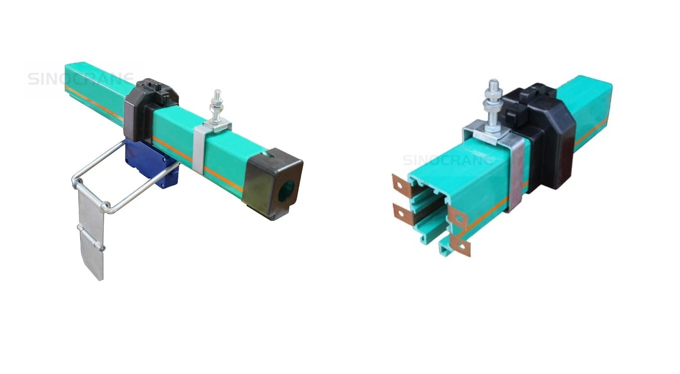 Multipole Enclosed Conductor Busbar System Electrical Collector Pure Copper Core Rail Trolley