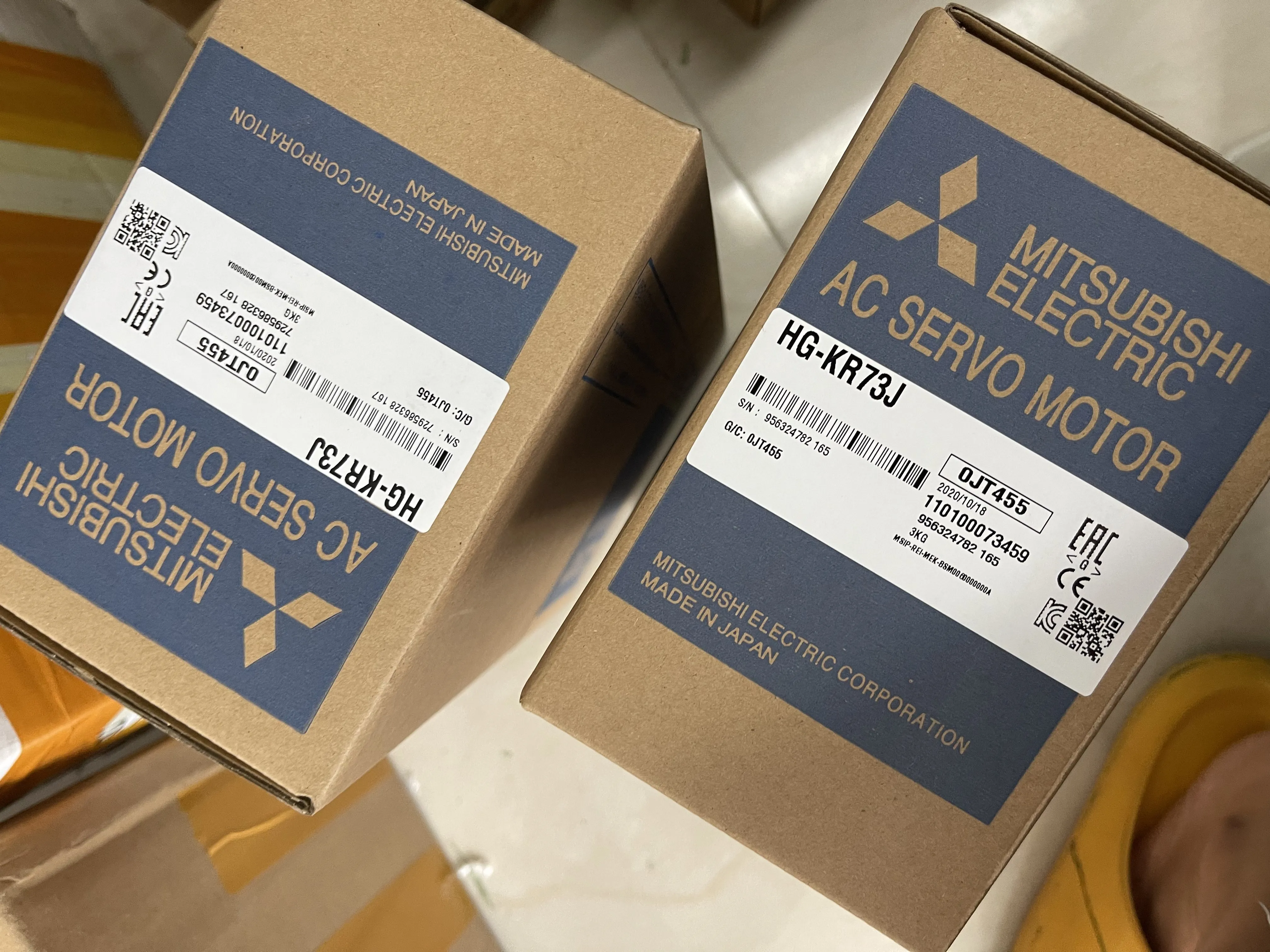 Mitsubishi AC Servo Motor HG-KR73J