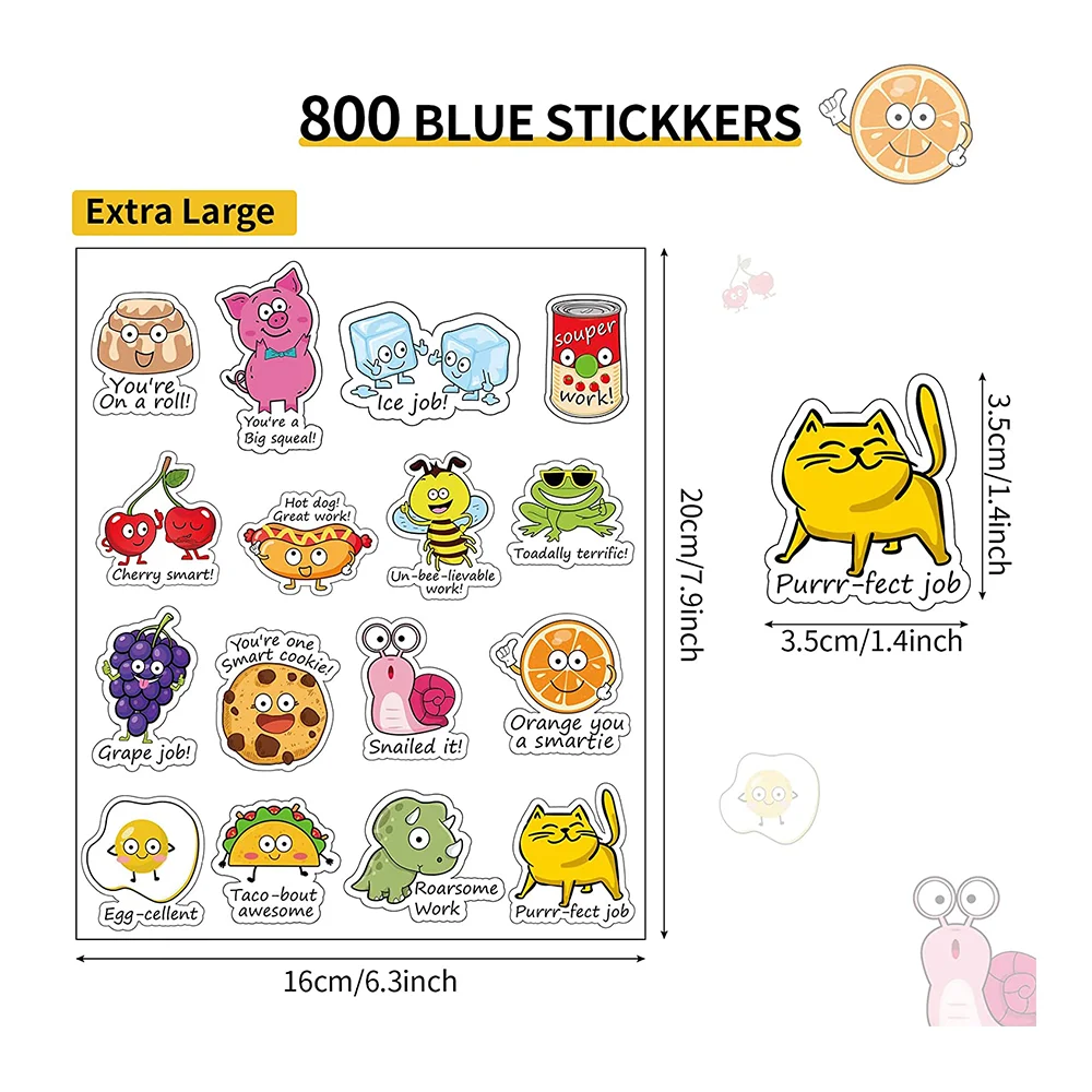 Custom Rewards Stickers Labels Motivational Stickers Inspiration Positive Accents Words Stickers for Kids Teacher School Class