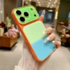 QF Glossy Three-Color Orange Case