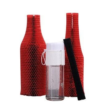 Hot-selling High-quality Shockproof and Safe Transportation Wine Bottle Logistics Honeycomb Paper Sleeve