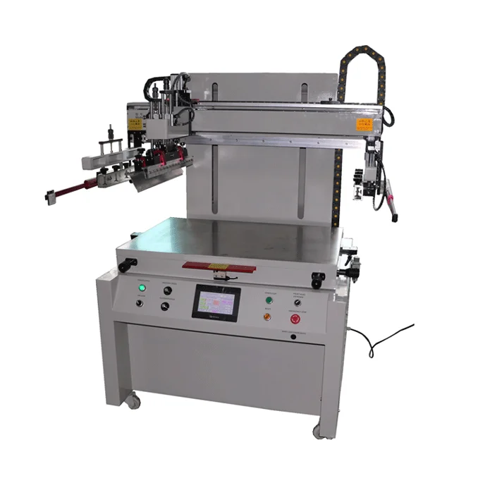 Hot Selling New Automatic Precision Type Vacuum Table Plain Screen Printing Machine Used Label Card Paper Printer Motor Farm