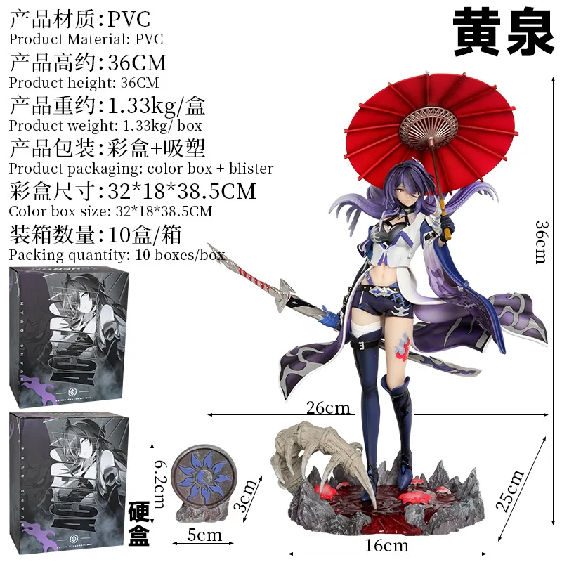 36CM Raiden Bosenmori Mei Collectible PVC Anime Figure - Ideal