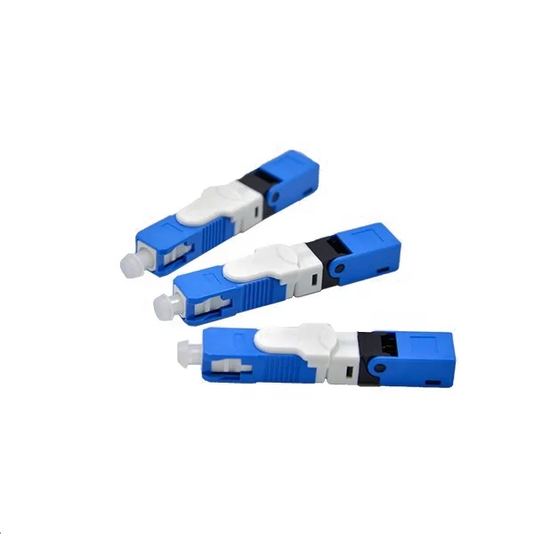 Fiber Optic ESC250D SC/UPC SC/PC Single Mode Optical Fiber Fast Connector for FTTH drop cable network