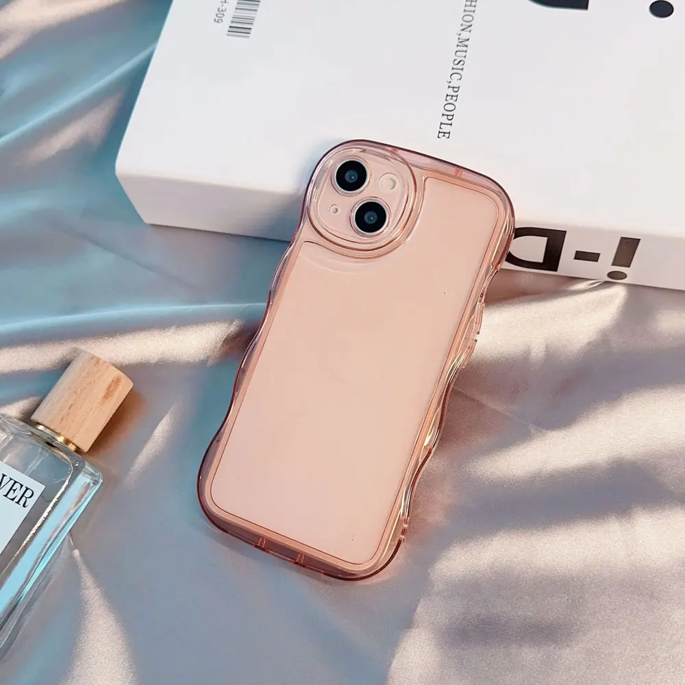 Candy Color Cover For Iphone 15 14 13 12 11 Xr Xs Max Pro Plus Simple Cases Pure Colour Wave Anti Fall Phone Case Sjk439 Laudtec manufacture