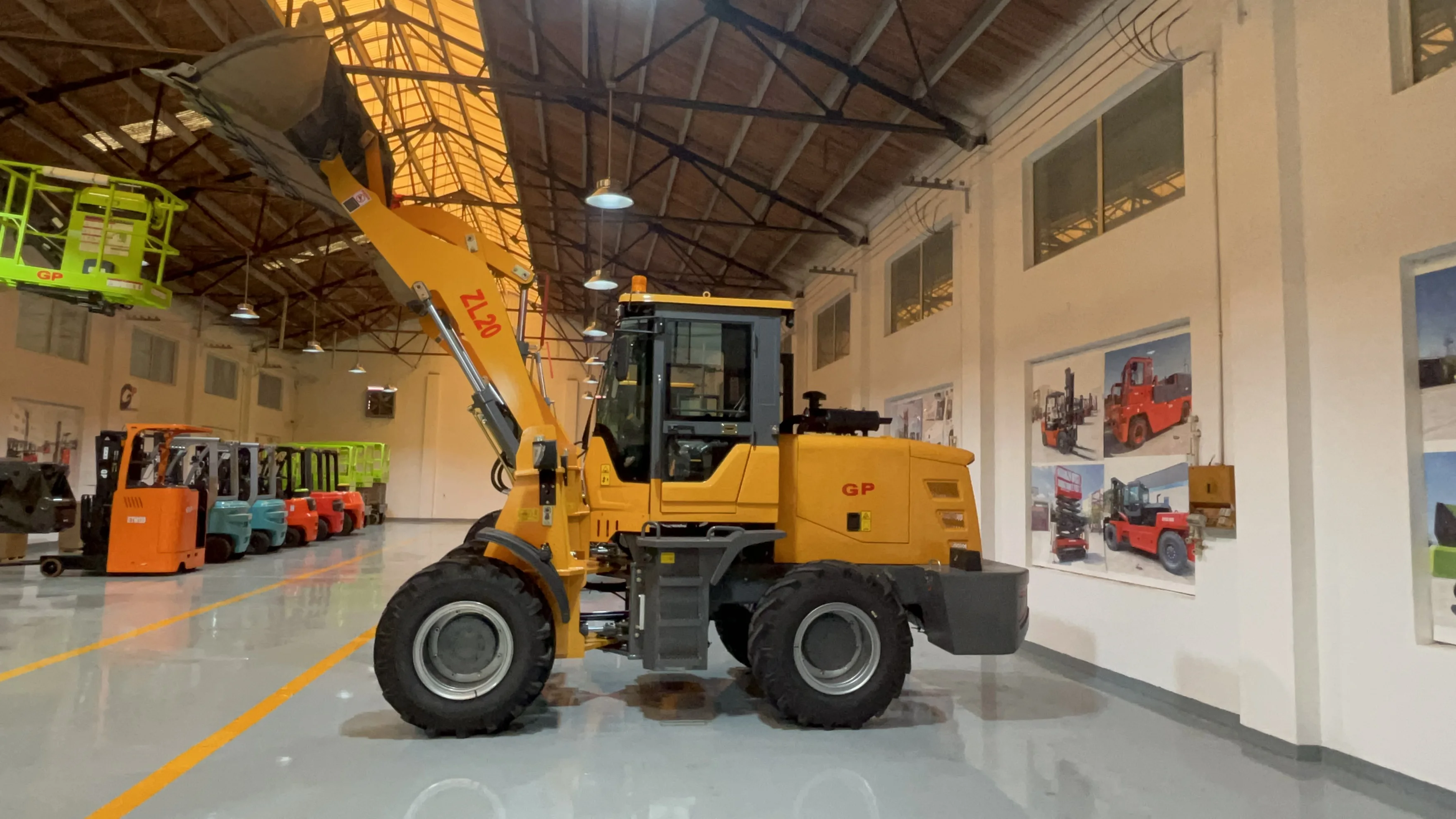 2t Mini Wheel Loader - High Load Moment & CE ISO Certified