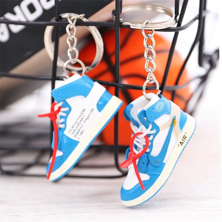 MINI 3D sneaker keychain Jordan 1 blue t