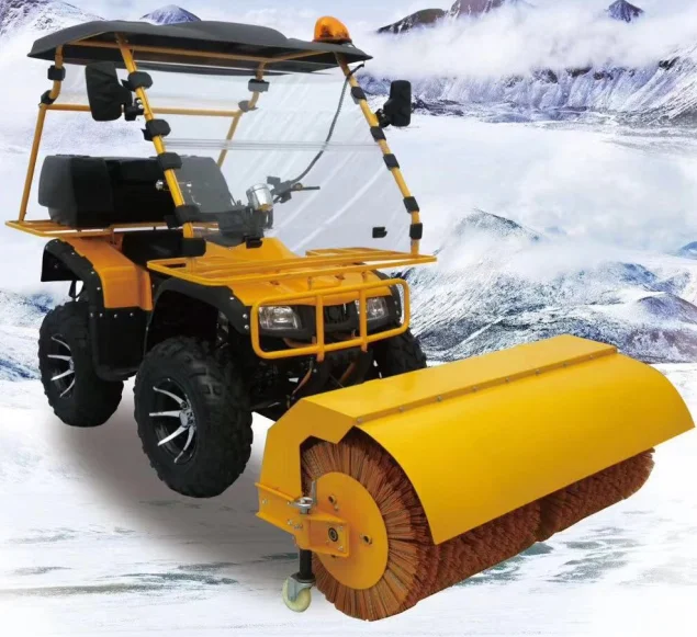 Small Four-wheel Snow Sweeper Multifunctional Driving Style Snow Plow Snow  Removal Machine - Buy Gasoline Engine Type Small Scale Wheel Type Loader  Mini Sweep Snow Machine,Hydraulic Snow Remover Beach