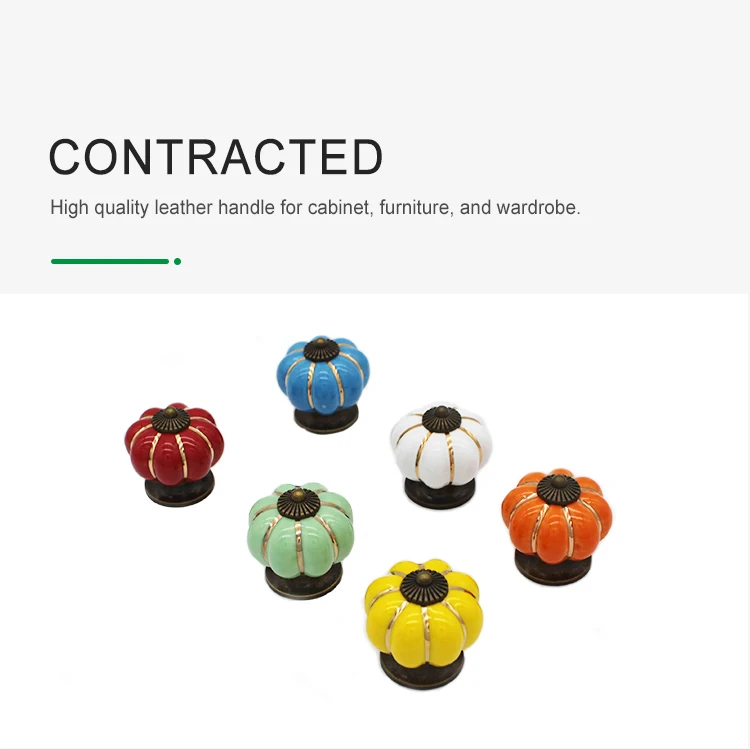 Sky Blue Ceramic Knob Fancy Modern Door Handles And Knobs Customized