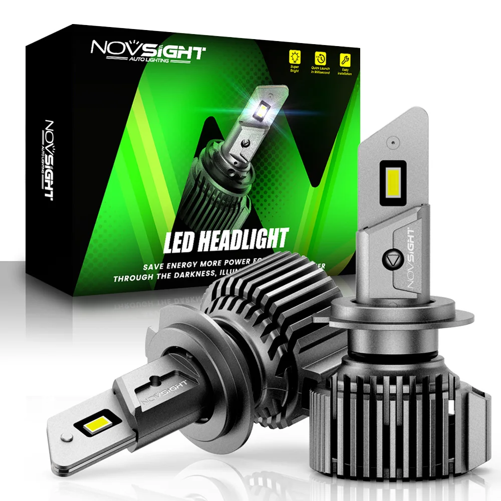 Wholesale NovsightN52ハイパワーLEDヘッドライト電球自動車部品880h7h13ミニ90059006カーライトヘッドランプh4led  h11 From