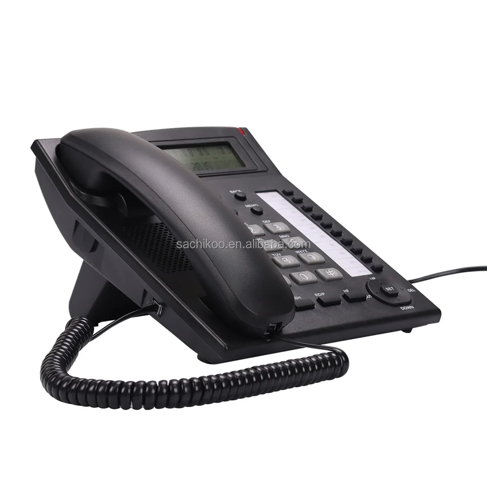Sachikoo Office Hotel Caller ID Telephone Set with Hands-free Function Corded Landline Phone