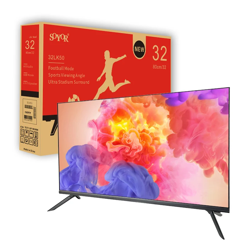 New QLED Smart 8k 3D 4K Smart  Android TV 17" 19" 24" 26" 32 " 43 Inch LED Television