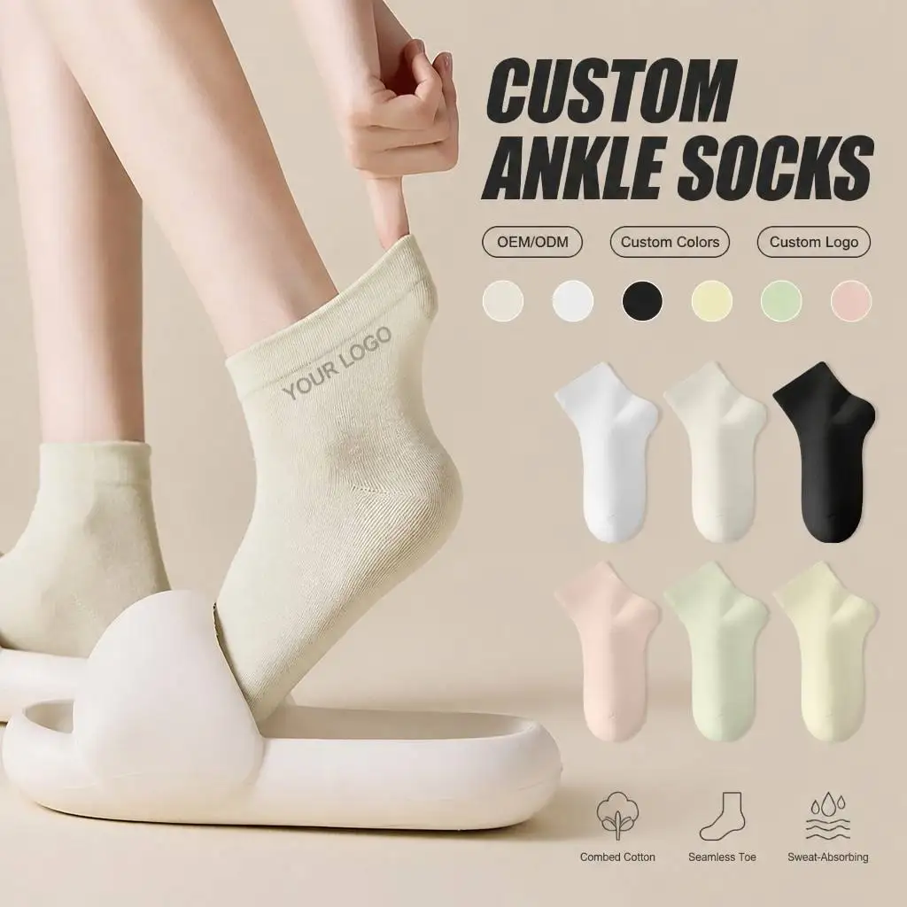Custom Low-Cut Casual Socks view 2