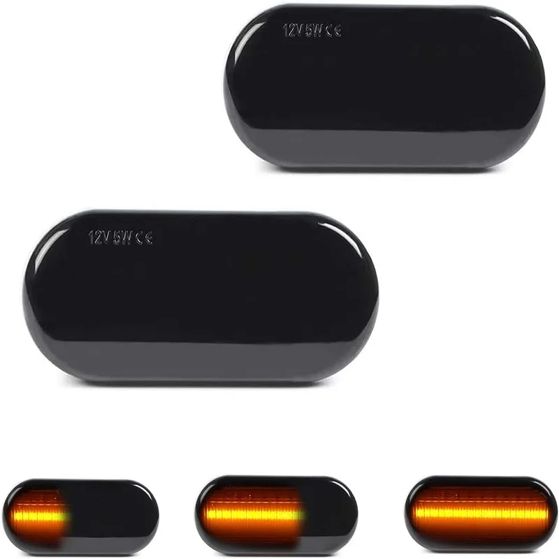 Smoke Dynamic LED Side Marker Turn Signal Light for VW Golf 4 Mk4 Gti R32 Jetta Passat B5 Lupo Polo Sharan Vento Fox Amarok T5
